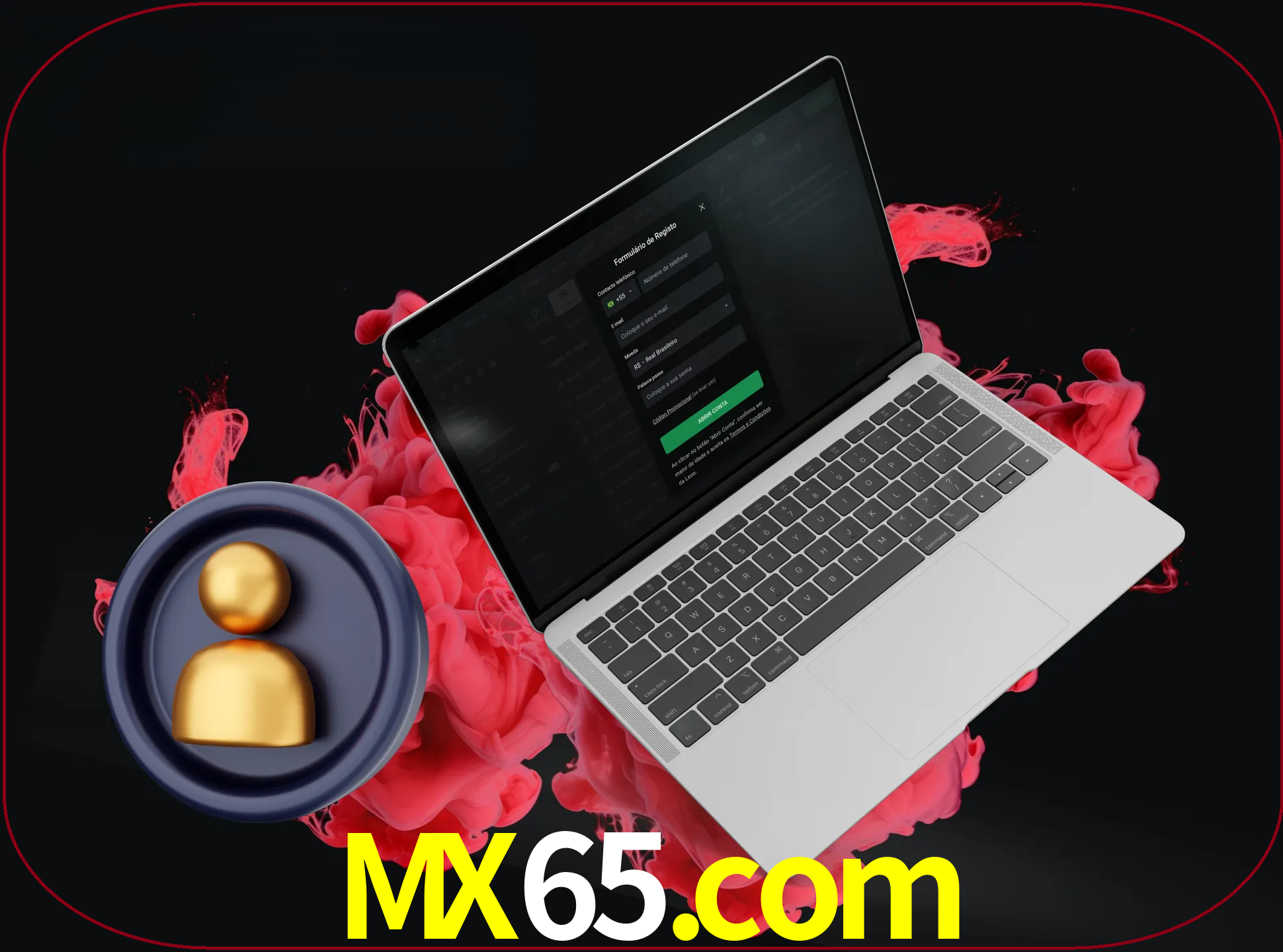 No cabeçalho do site mx65, clique no botão que o levará a um formulário especial onde terá de introduzir as suas informações actuais.
