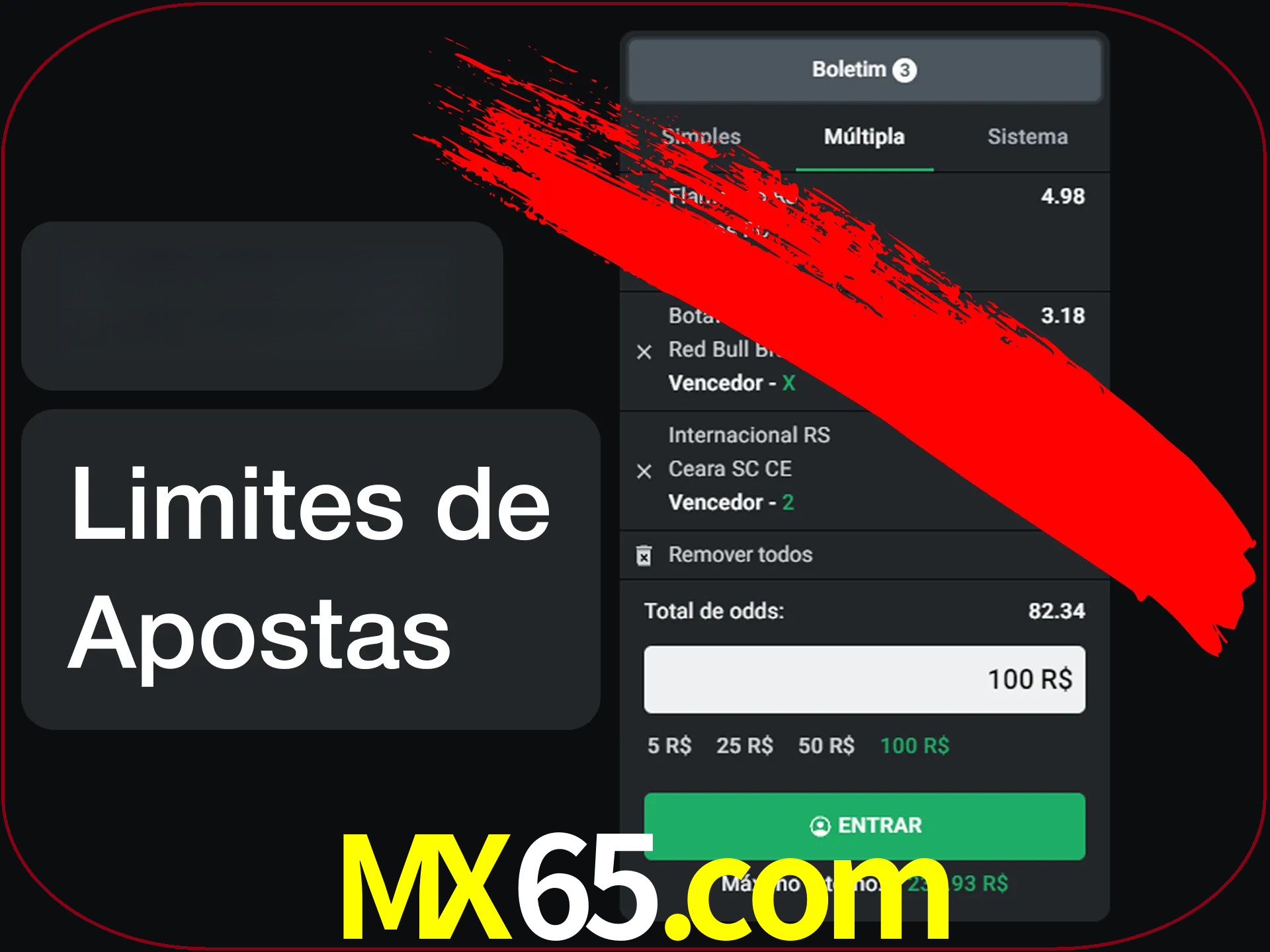 Não faça apostas loucas.